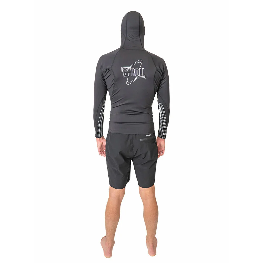 Gyroll Hooded Long Sleeve Lycra Rash Vest - Image 4
